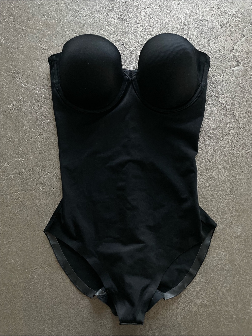 SPANX Black Strapless Shaping Bodysuit